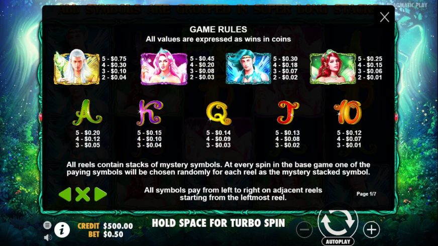 Pixie Wings slot screen 2