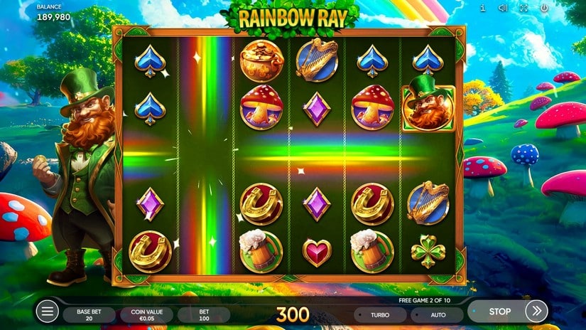 Rainbow Ray slot screen 4