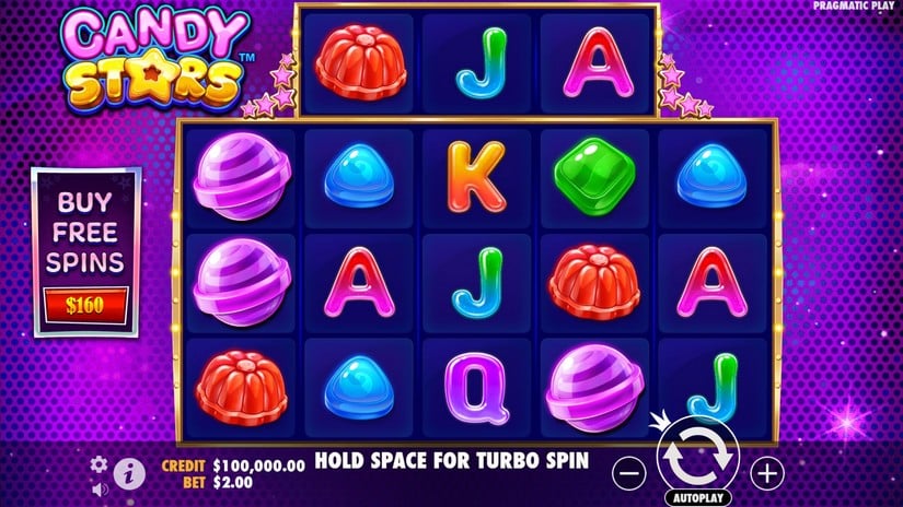 Candy Starz slot screen 1