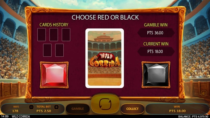 Wild Corrida slot screen 3