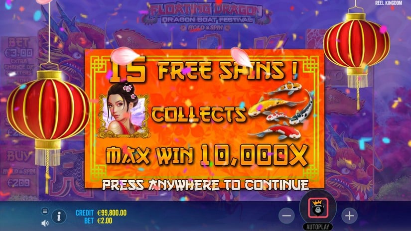 Floating Dragon – Dragon Boat Festival slot screen 2