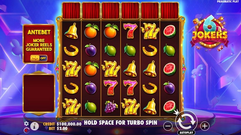 6 Jokers slot screen 1