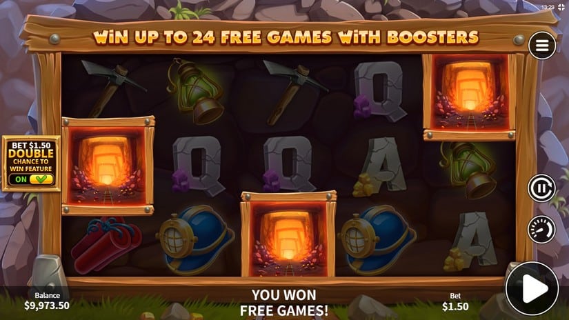 Cash Mine slot screen 2
