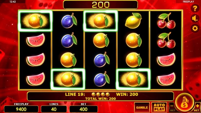 Nicer Dice 40 slot screen 2