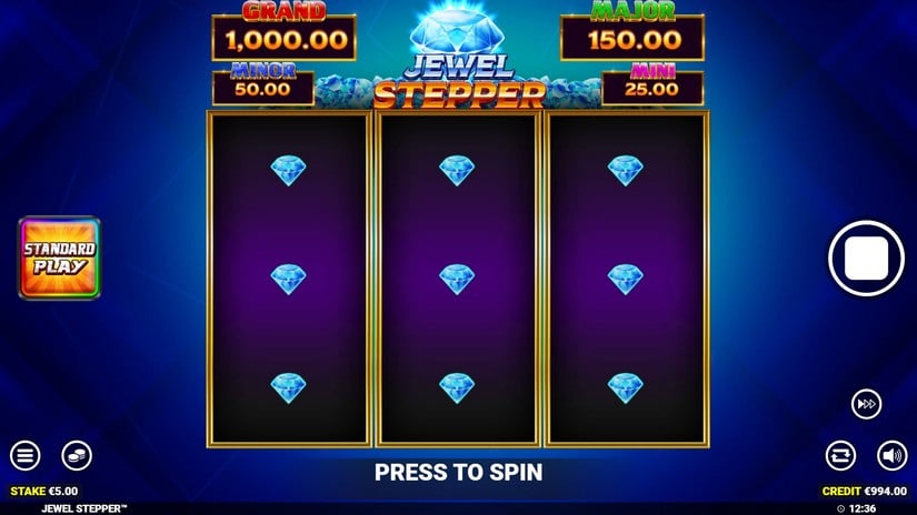 Jewel Stepper slot screen 3