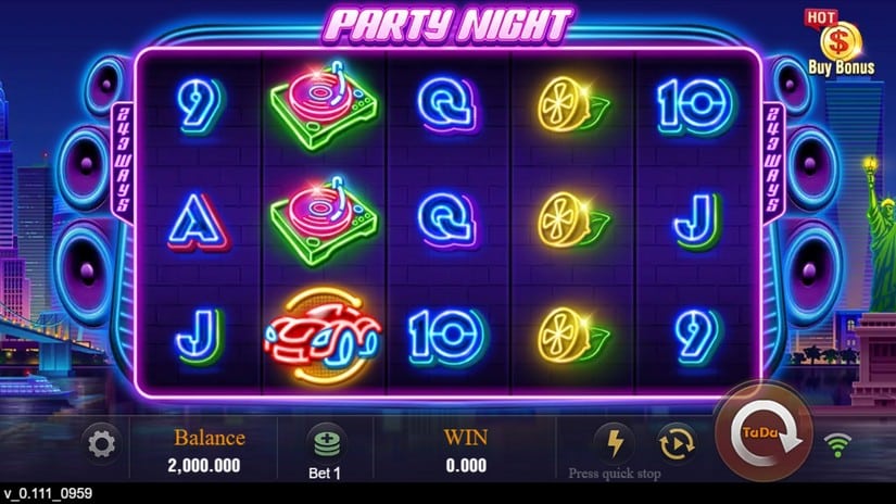 Party Night (Tada Gaming) slot screen 1