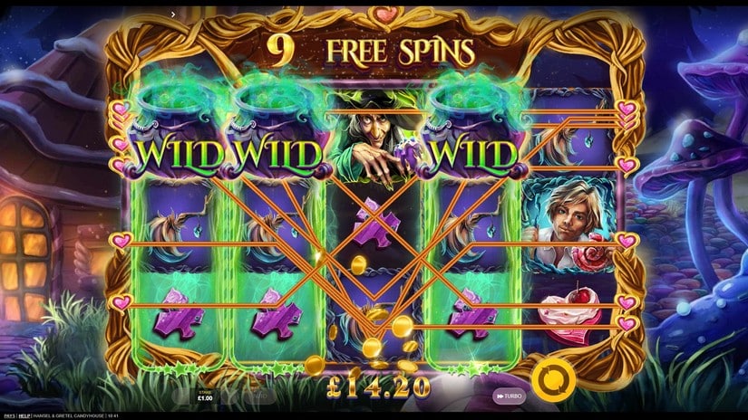 Hansel and Gretel Candyhouse slot screen 5