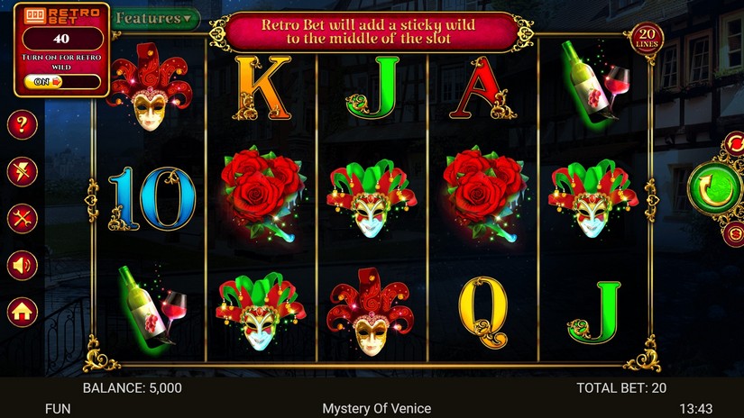 Mystery Of Venice slot screen 1