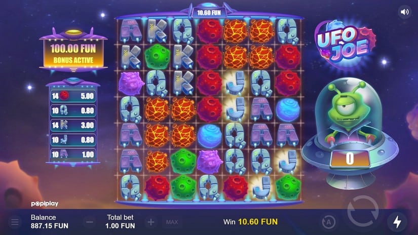UFO Joe slot screen 4