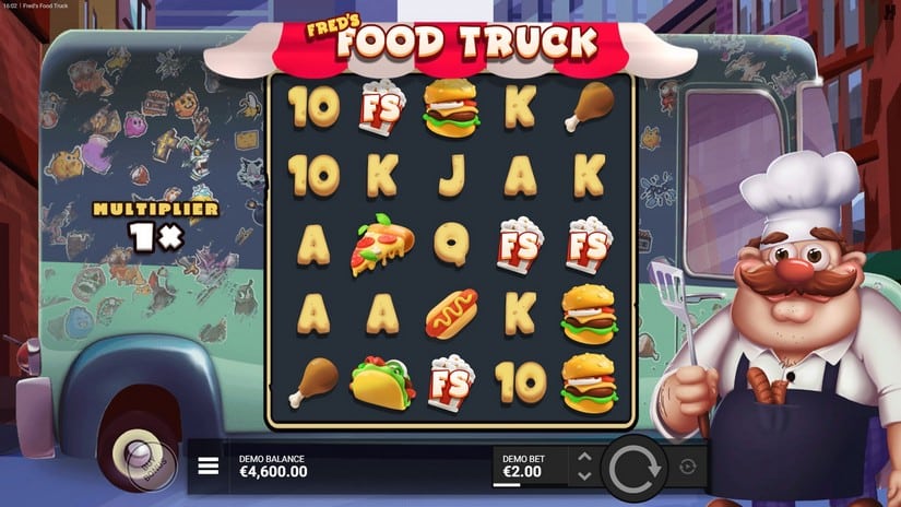 Fred’s Food Truck slot screen 2