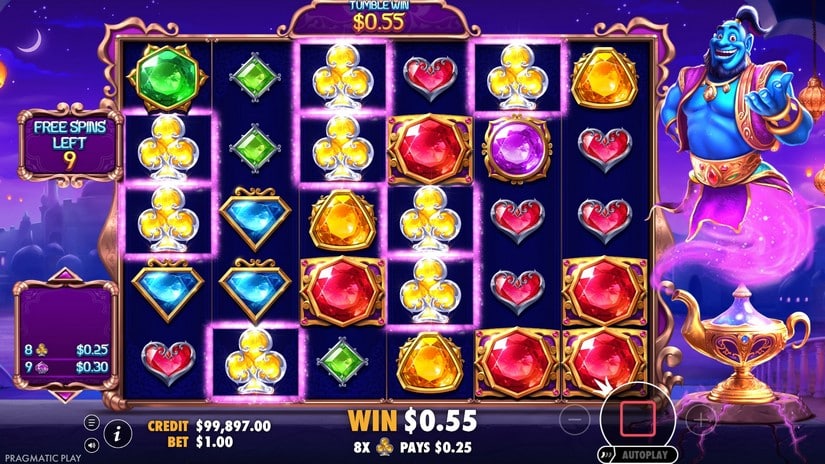 Genie’s Gem Bonanza slot screen 4