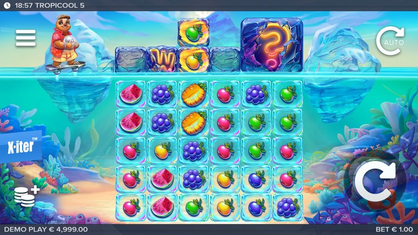 Tropicool 5 slot screen 1