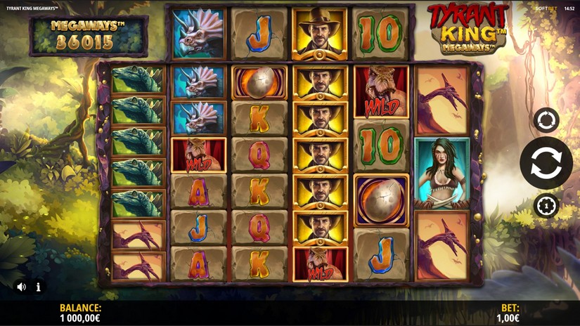 Tyrant King Megaways slot screen 1