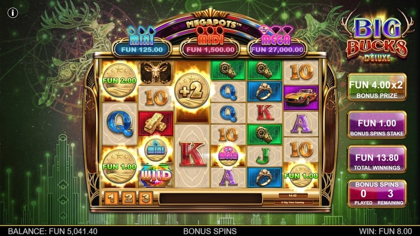 Big Bucks Deluxe slot screen 4