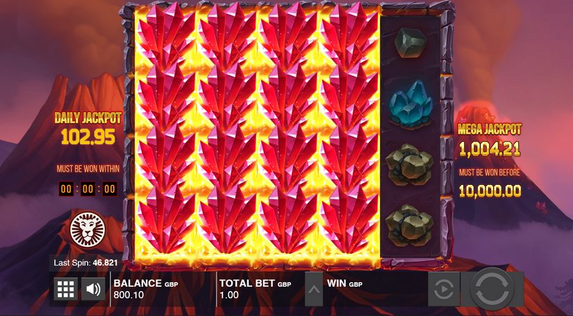 Mount Magmas (Jackpots) slot screen 3