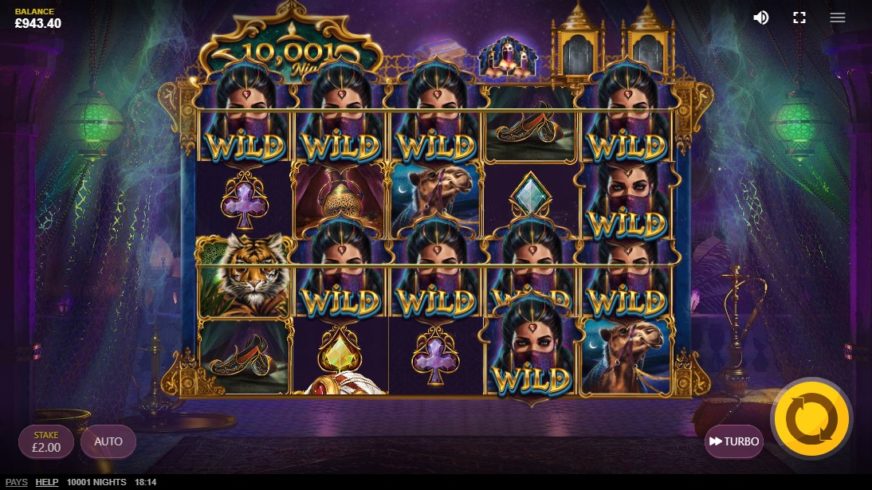 10,001 Nights slot screen 5