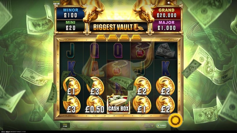 Biggest Vault slot screen 2