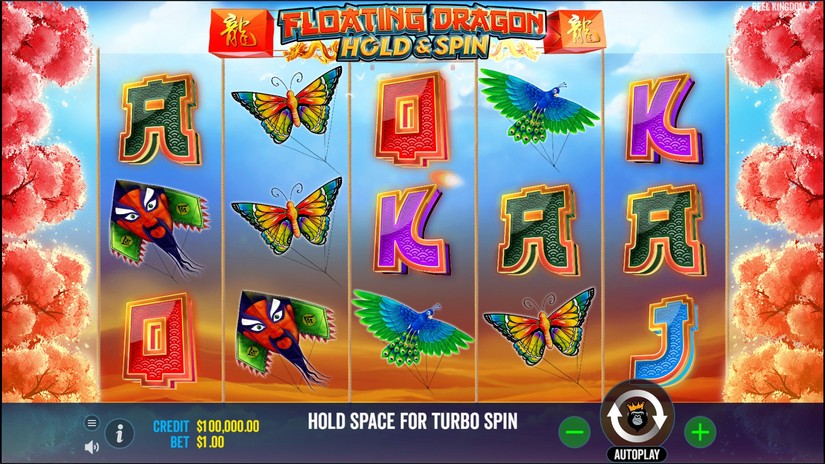 Floating Dragon Hold and Spin slot screen 1