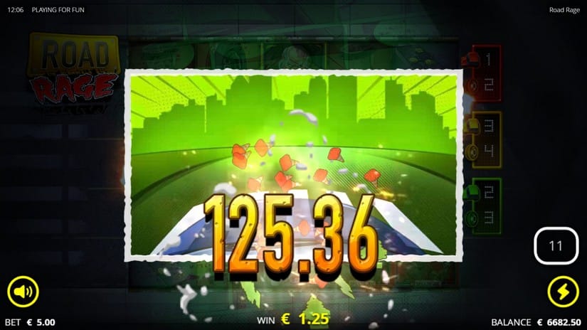 Road Rage slot screen 7
