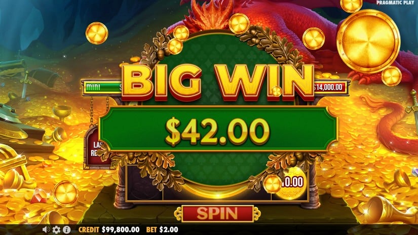 Sleeping Dragon slot screen 6