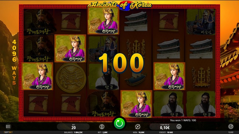 Ancients of Korea slot screen 3