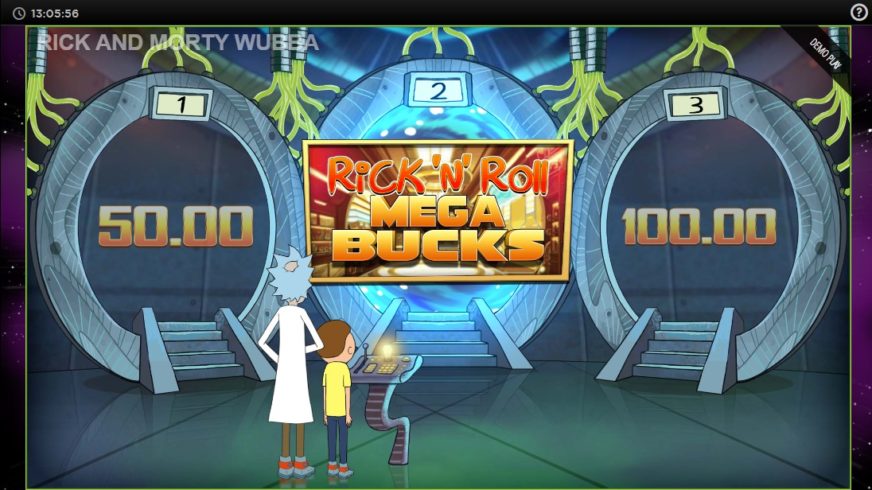 Rick and Morty Wubba Lubba Dub Dub slot screen 6