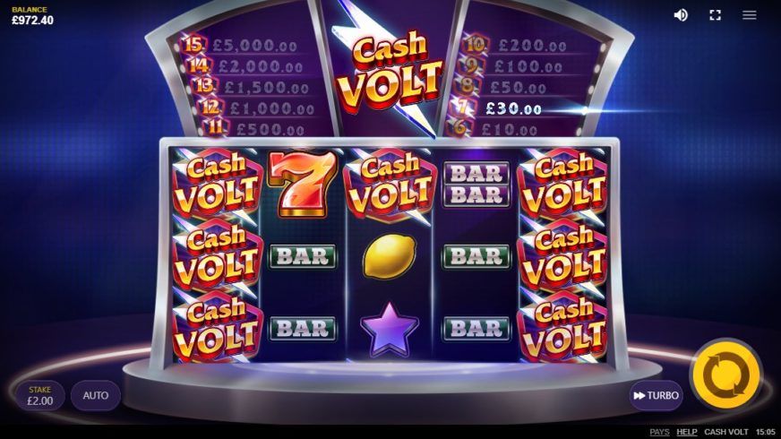 Cash Volt slot screen 4