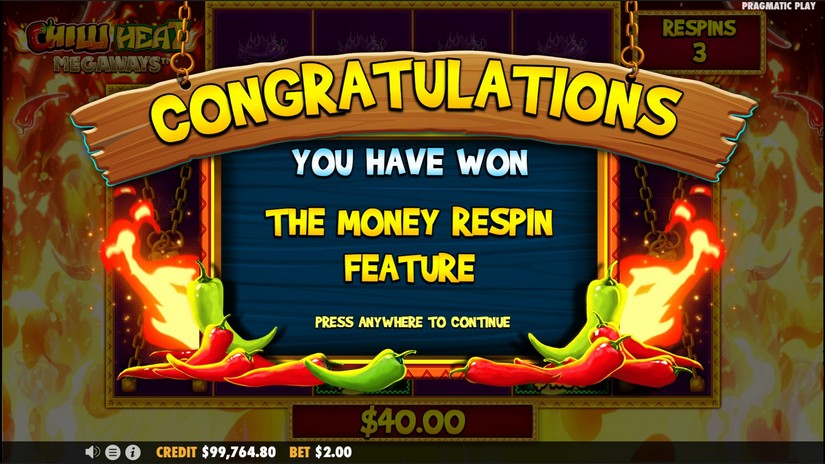 Chilli Heat Megaways slot screen 3