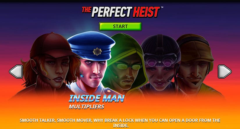 The Perfect Heist slot screen 1