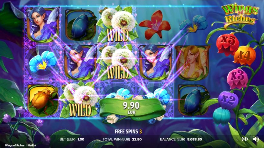 Wings of Riches slot screen 5