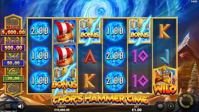 Thor’s Hammer Time slot screen 2
