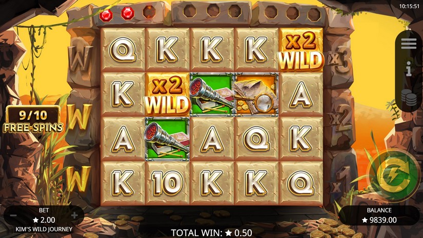 Kim’s Wild Journey slot screen 6