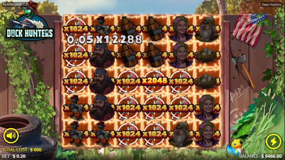 Duck Hunters slot features