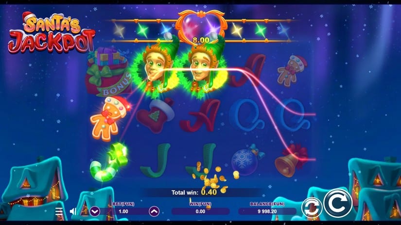 Santa’s Jackpot slot screen 2