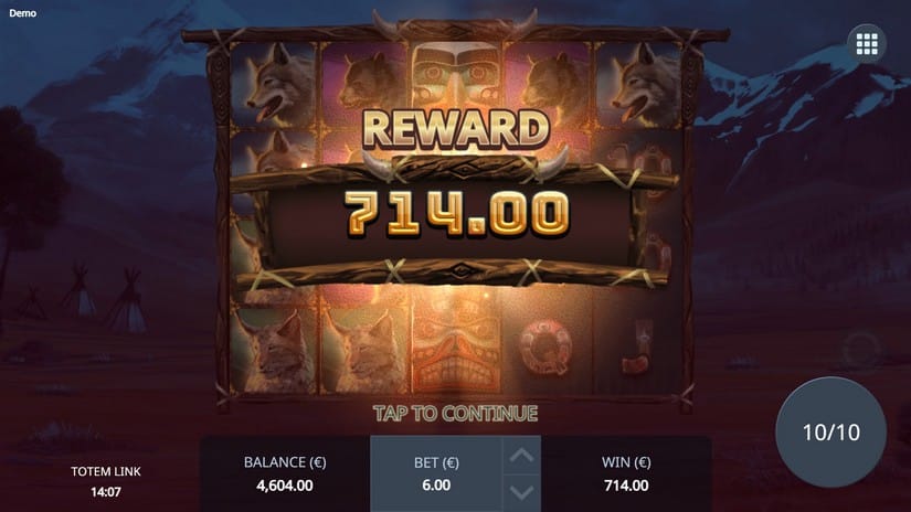 Totem Link slot screen 6