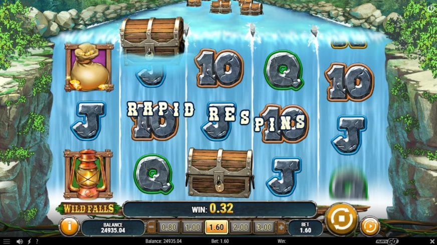 Wild Falls slot screen 2
