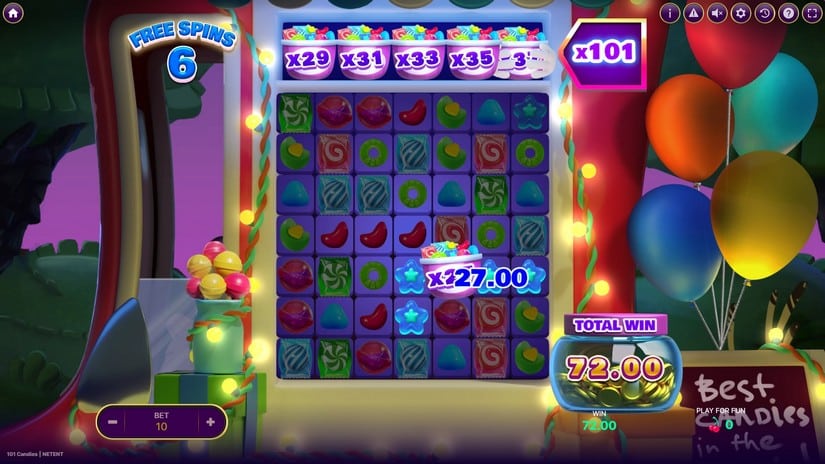 101 Candies slot screen 5