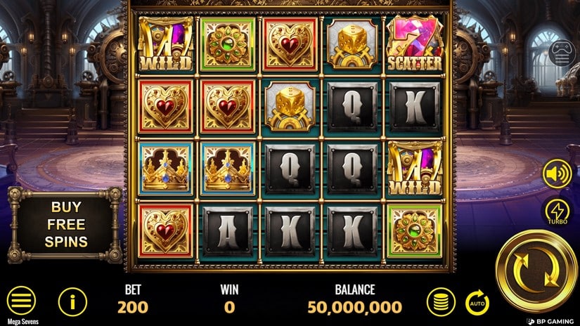 Mega Sevens slot screen 1
