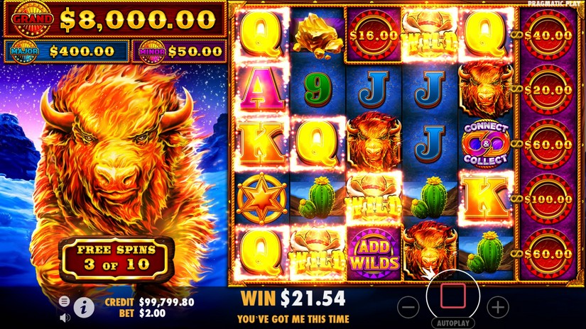 Fire Stampede slot screen 4