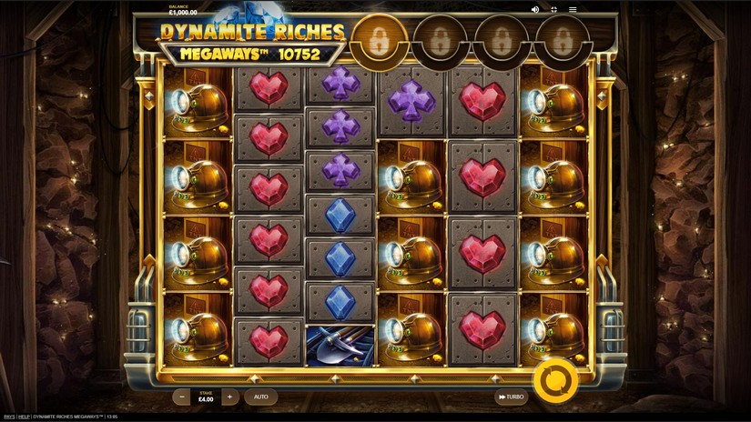 Dynamite Riches Megaways slot screen 1