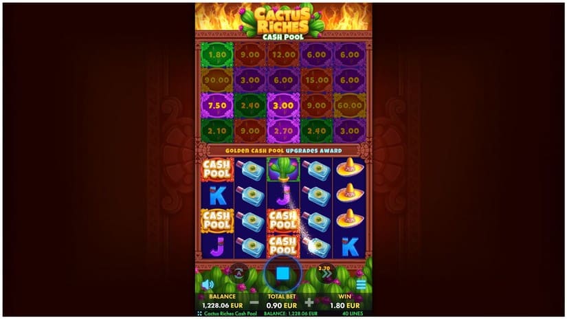 Cactus Riches: Cash Pool slot screen 2