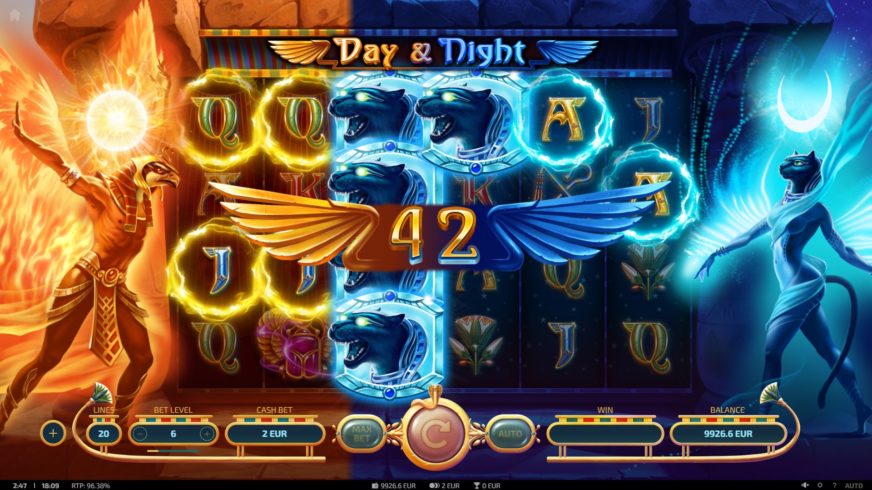 Day And Night slot screen 2