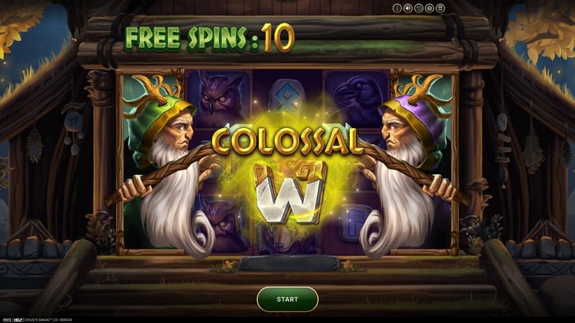 Druid’s Magic slot screen 4