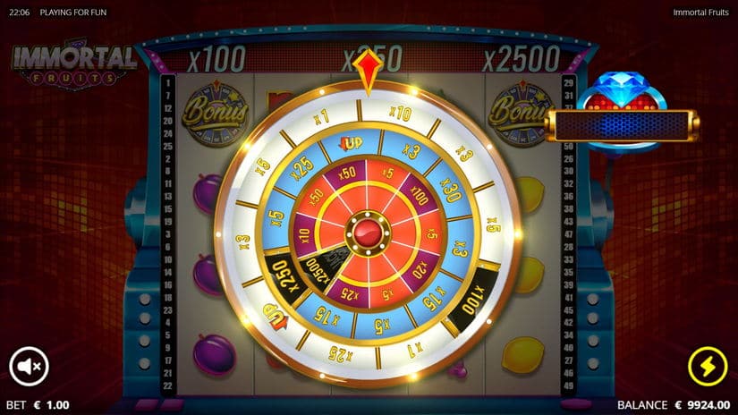 Immortal Fruits slot screen 3