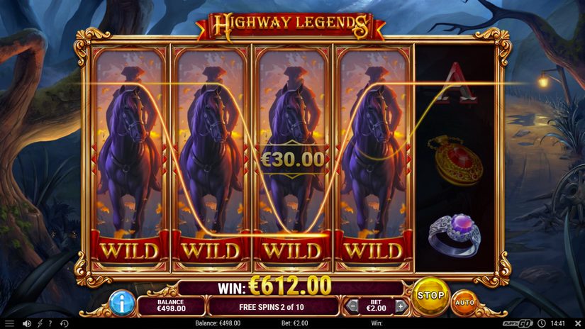 Highway Legends slot screen 3