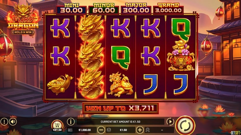 Fury Dragon – Hold & Win slot screen 1