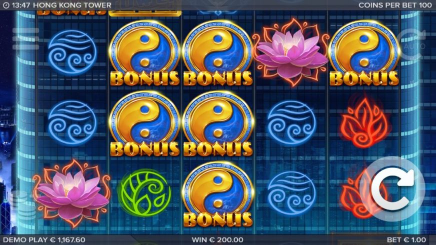 Hong Kong Tower slot screen 3