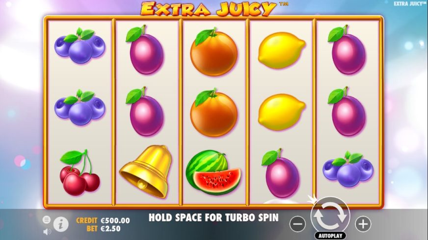 Extra Juicy slot screen 1