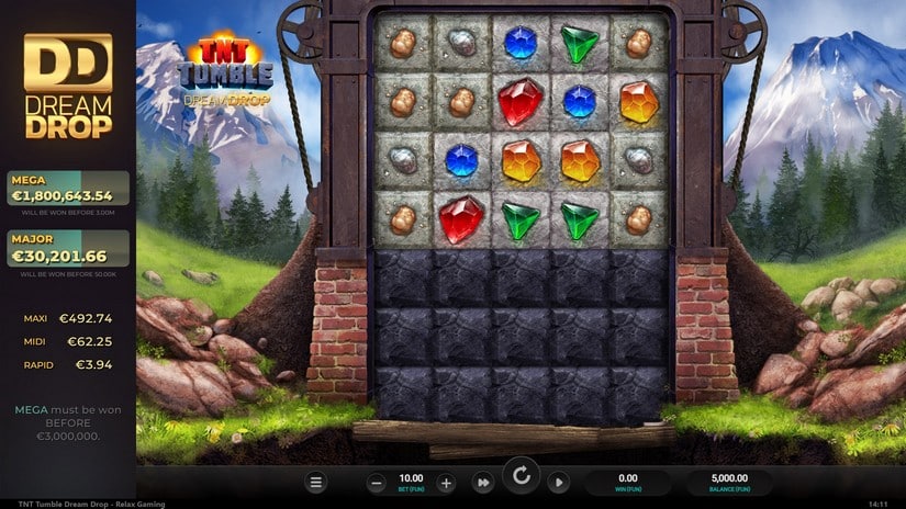 TNT Tumble Dream Drop slot screen 1