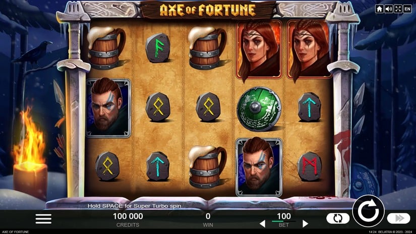 Axe of Fortune slot screen 1